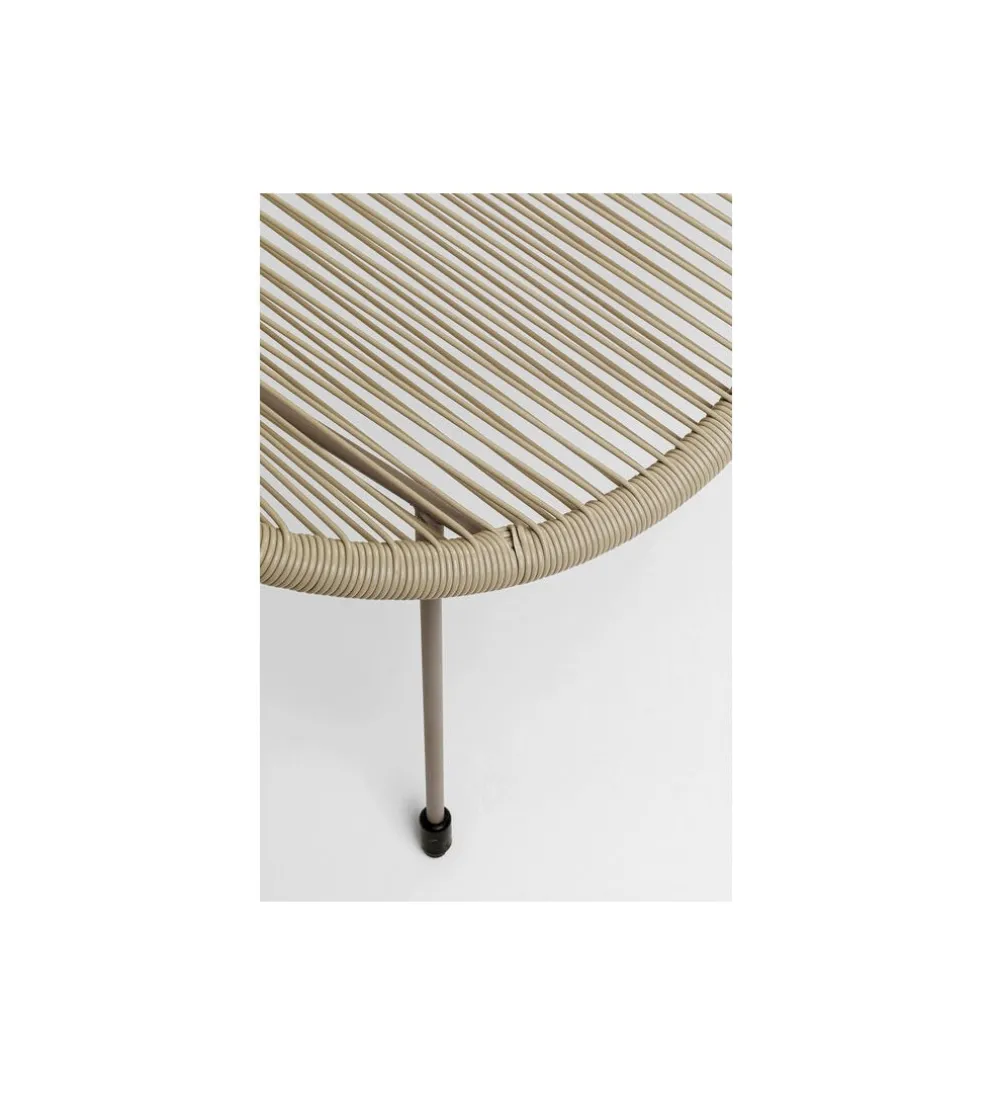 Ławka ACAPULCO 121 cm mono greige