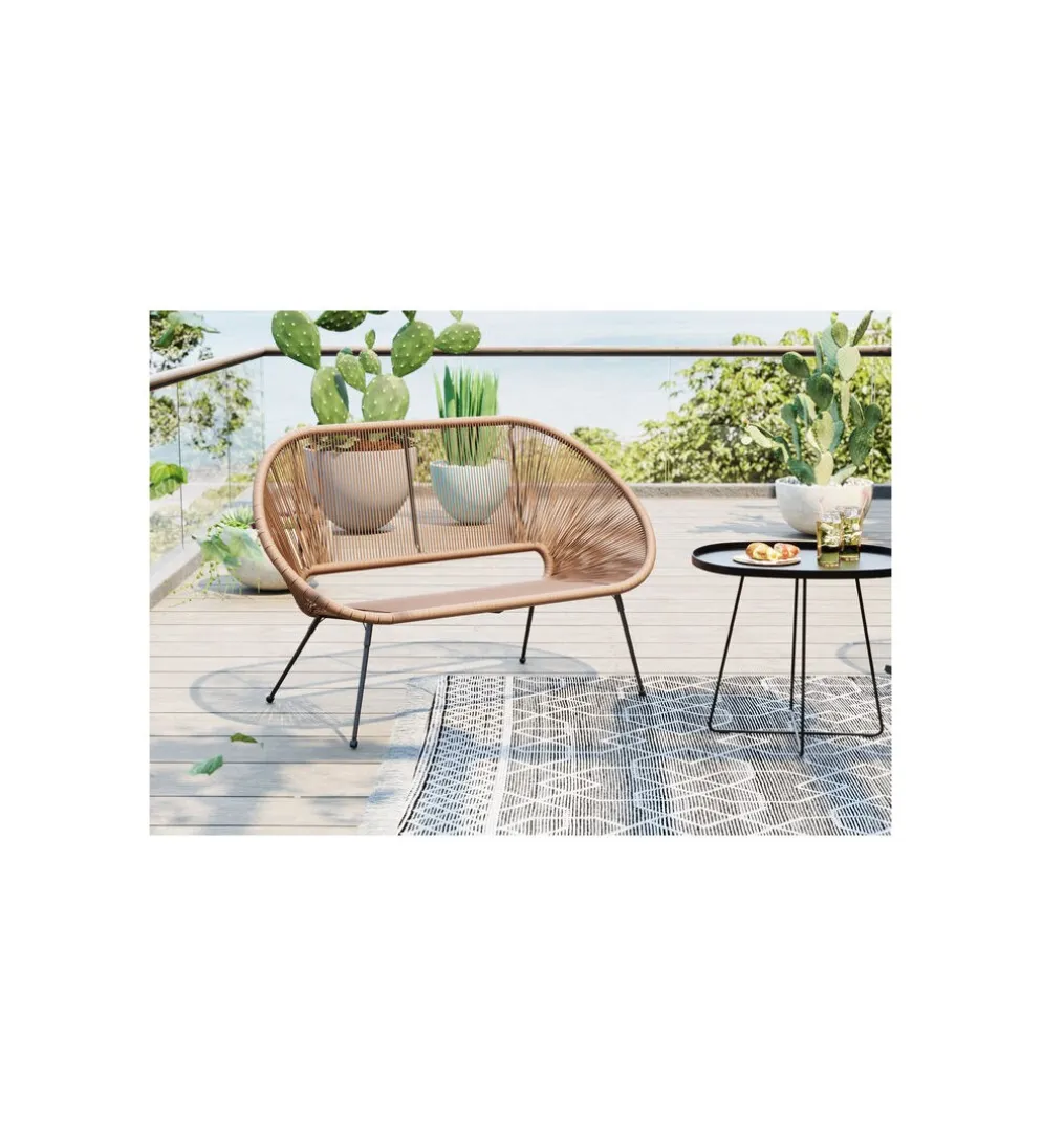 Ławka ACAPULCO naturalna 121 CM