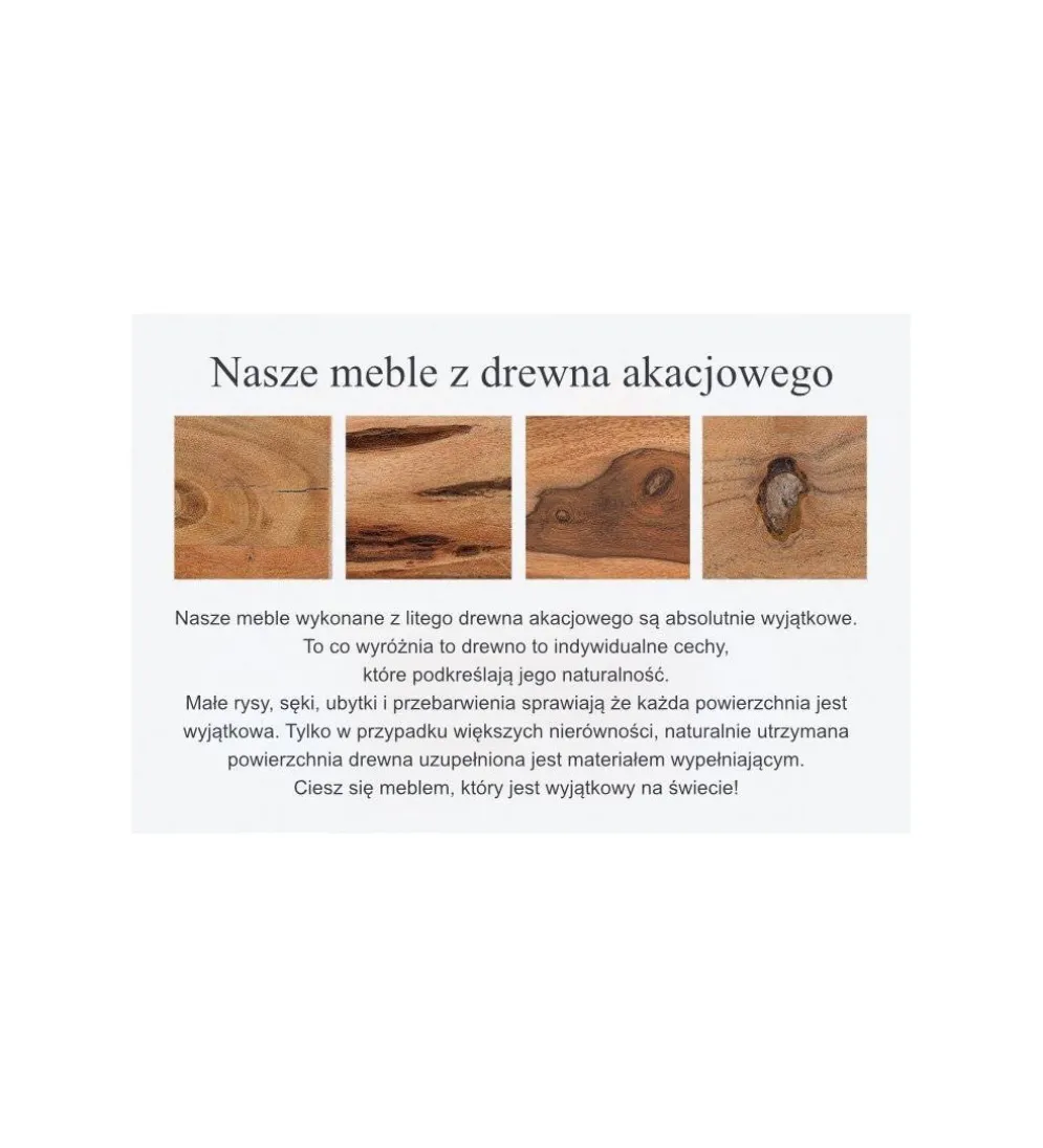 Ławka ARKTYKA Mammut X 200 Cm drewno akacja honey