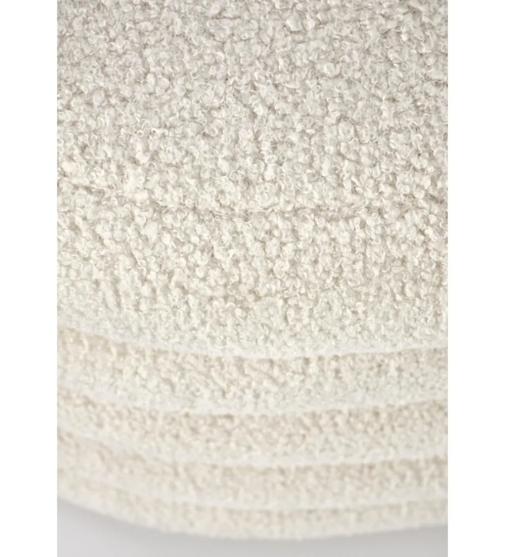 Ławka BLISS 105 cm bouclé kremowe z pojemnikiem