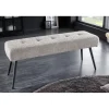 Ławka BOUTIQUE 100 cm tkanina bouclé szampański greige