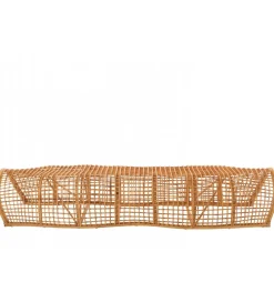 Ławka CRAWL rattanowa 200 cm naturalny