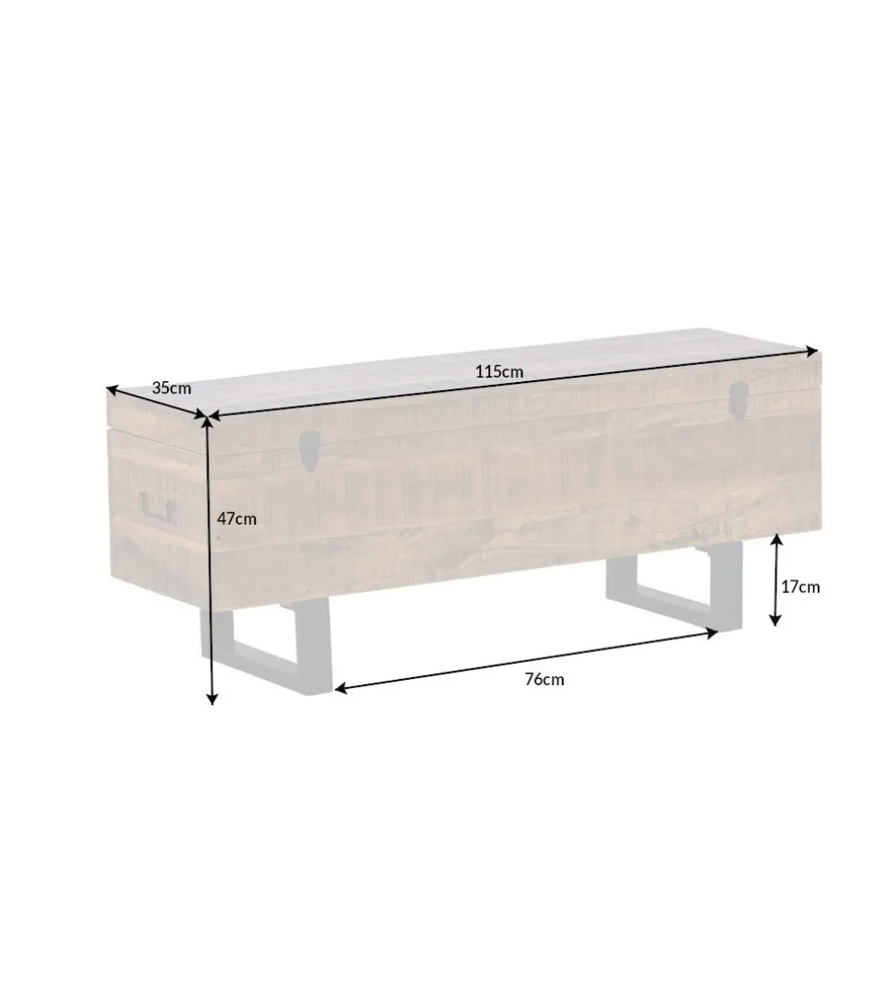 Ławka Factory Loft 115 Cm Mango
