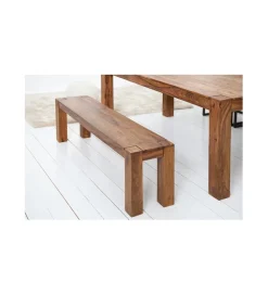 Ławka FINICE Makassar 160 cm drewno Sheesham
