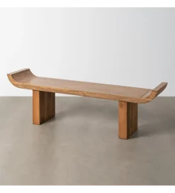 Ławka GALT 160 cm drewno mango naturalna