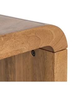 Ławka GALT 147 cm drewno mango naturalna
