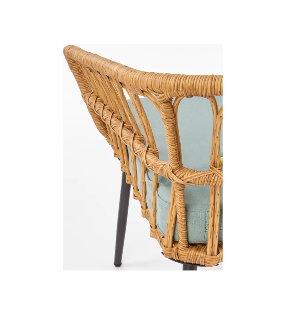 Ławka ogrodowa rattanowy GARDENA XL