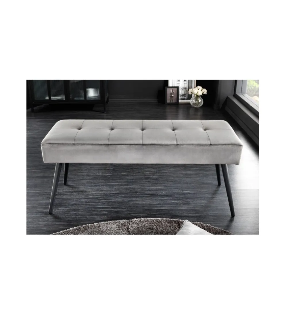 Ławka OLIWIA III 100 cm ciemnoszara