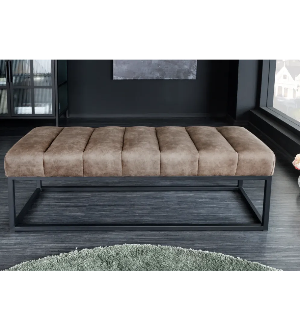 Ławka PETIT BEAUTÉ 110 cm szary taupe