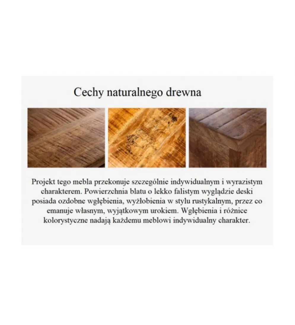 Barek ATELIER 120 cm naturalny
