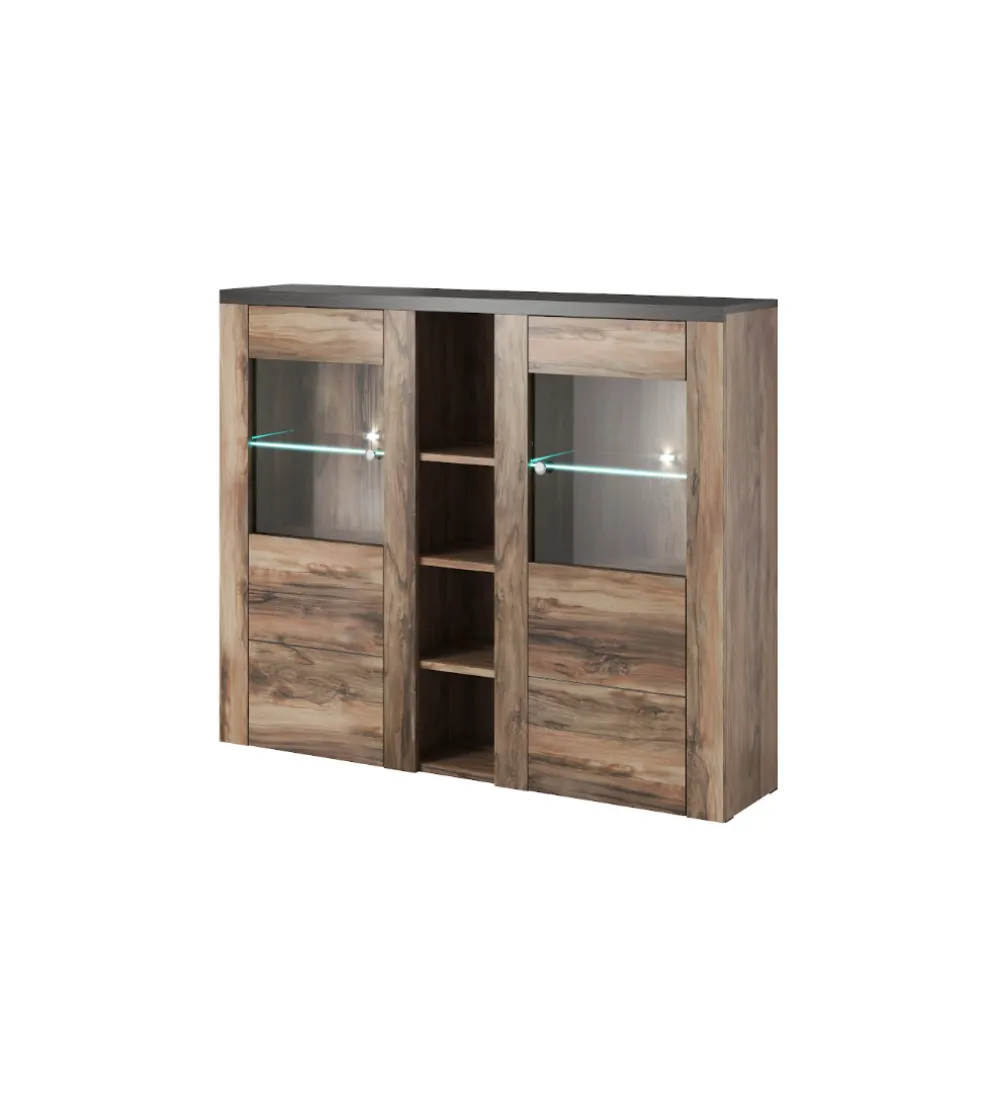 Barek LARONA 155 Cm O Wybarwieniu Satin Nussbaum z kolorem Touchwood