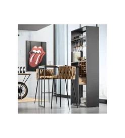 Barek Vinoteca 201 cm drewno jodła