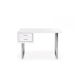 Biurko B30 120 cm biały chrom