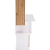 Biurko MISO 144 cm drewno dębu artisan białe