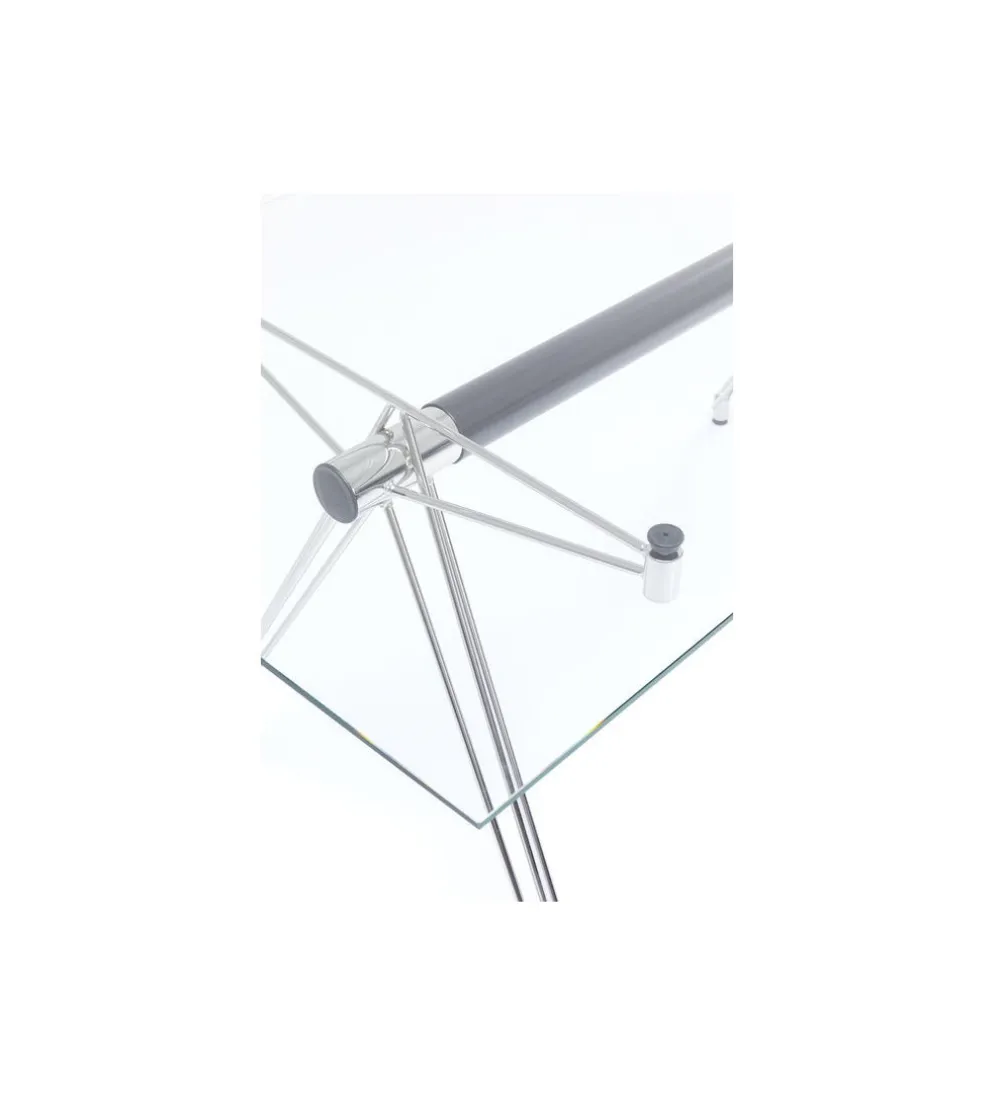 Biurko Officia 160 cm szklane