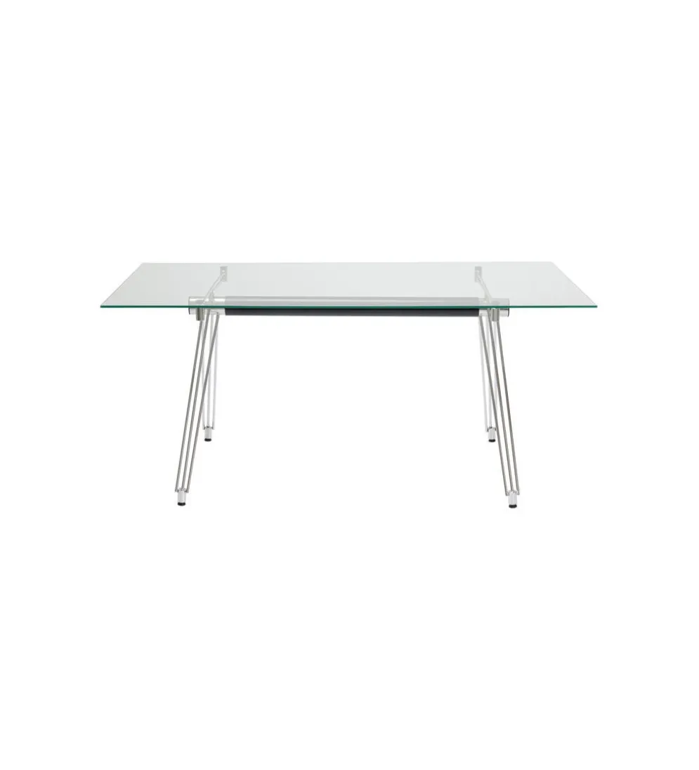 Biurko Officia 160 cm szklane