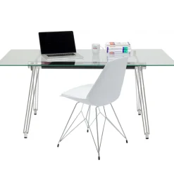 Biurko OFFICIA 160 x 80 cm szklane