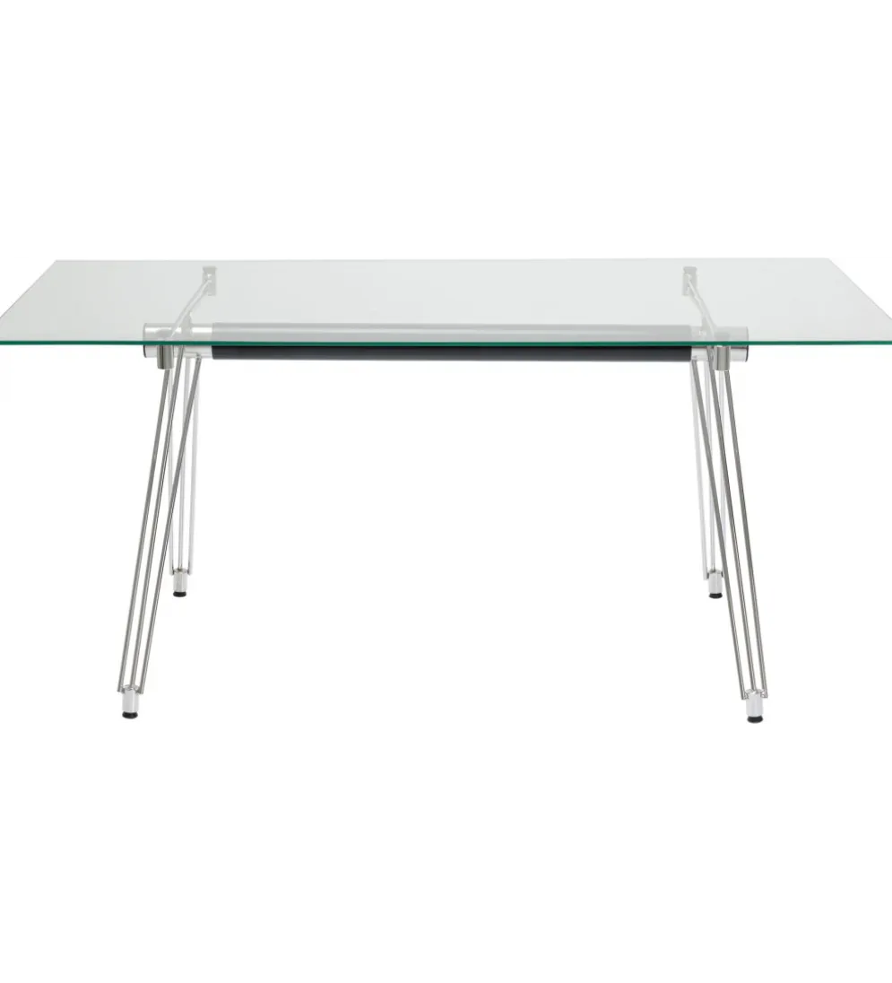 Biurko OFFICIA 160 x 80 cm szklane