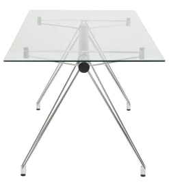 Biurko OFFICIA 160 x 80 cm szklane