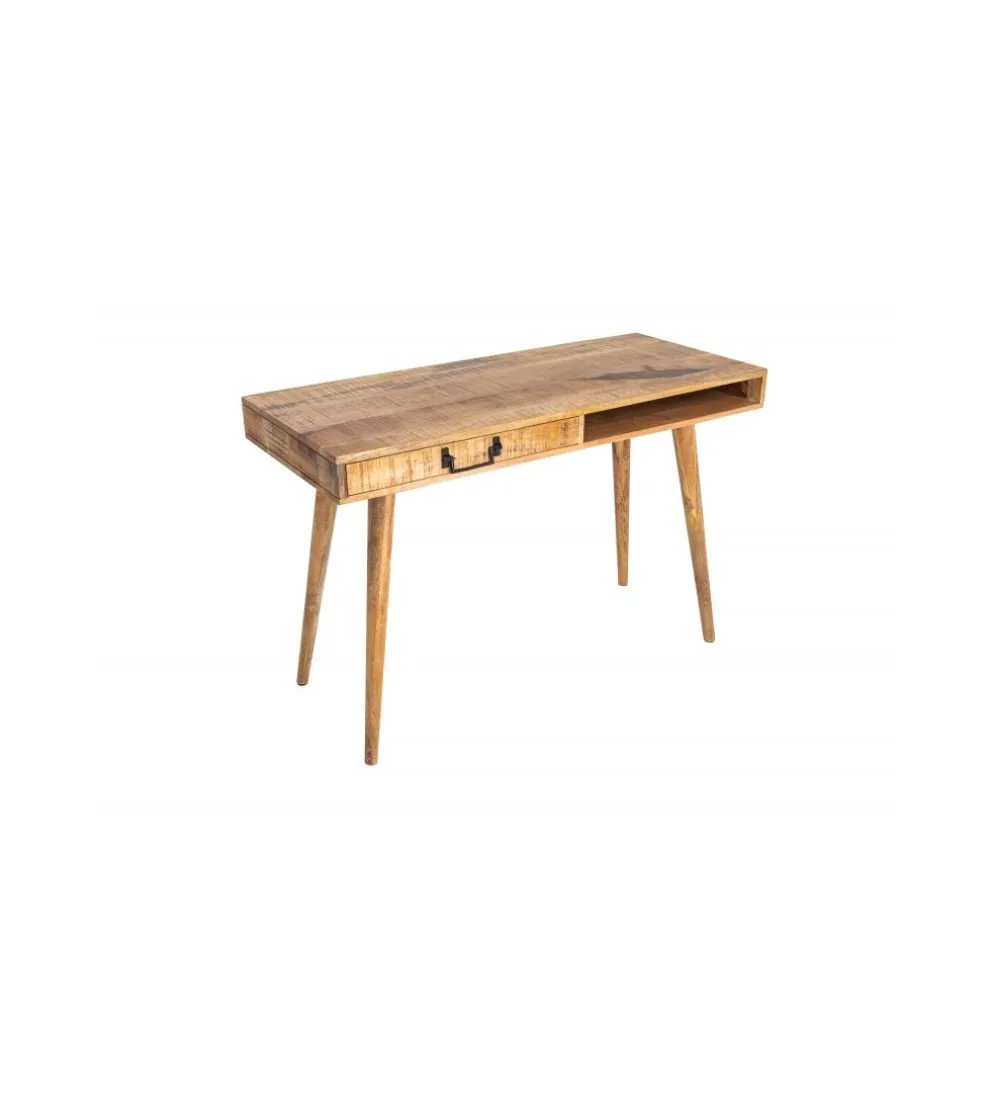 Biurko Retro 120 cm drewno Mango