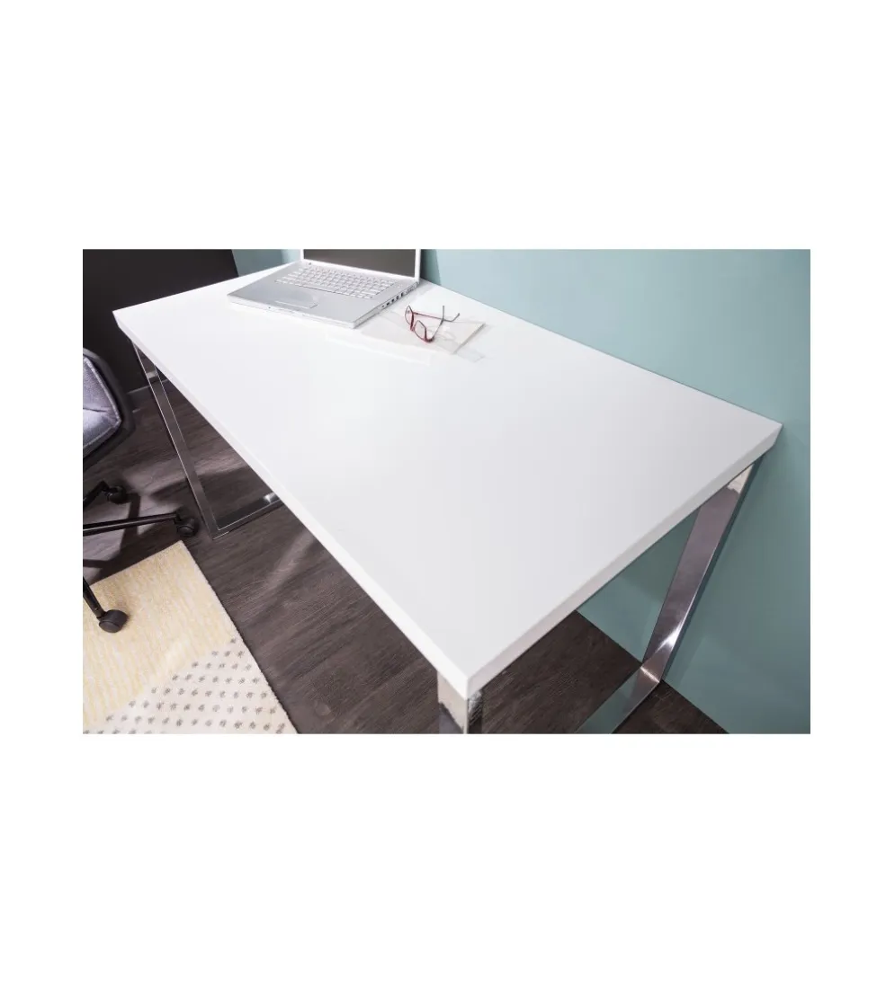 Biurko White Desk 120 cm białe