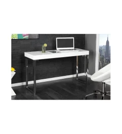 Biurko White Desk 120 cm białe