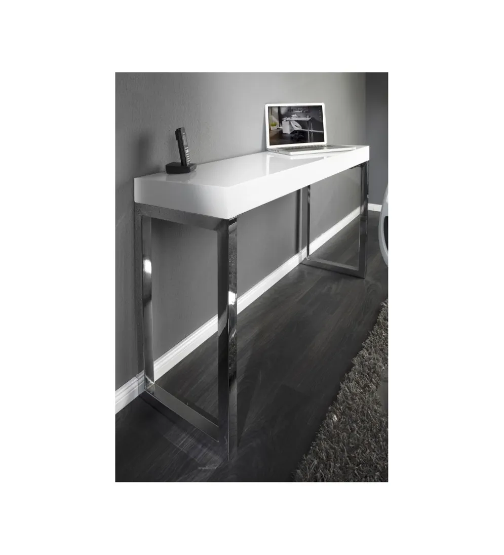 Biurko White Desk 120 cm białe