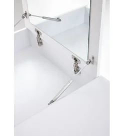 Biurko z toaletka MEGAN 120 cm biały mat
