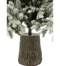 Choinka sztuczna 3000 Led sztuczny śnieg  XAMS 210 cm biała