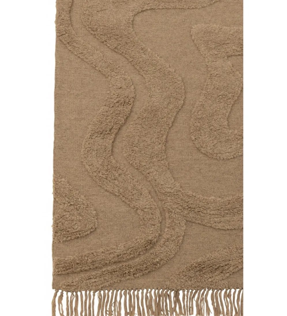 Dywan Tufted 160 cm x 230 cm beżowy