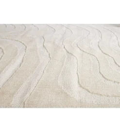 Dywan WAVE 170 x 240 cm kremowy beżowy