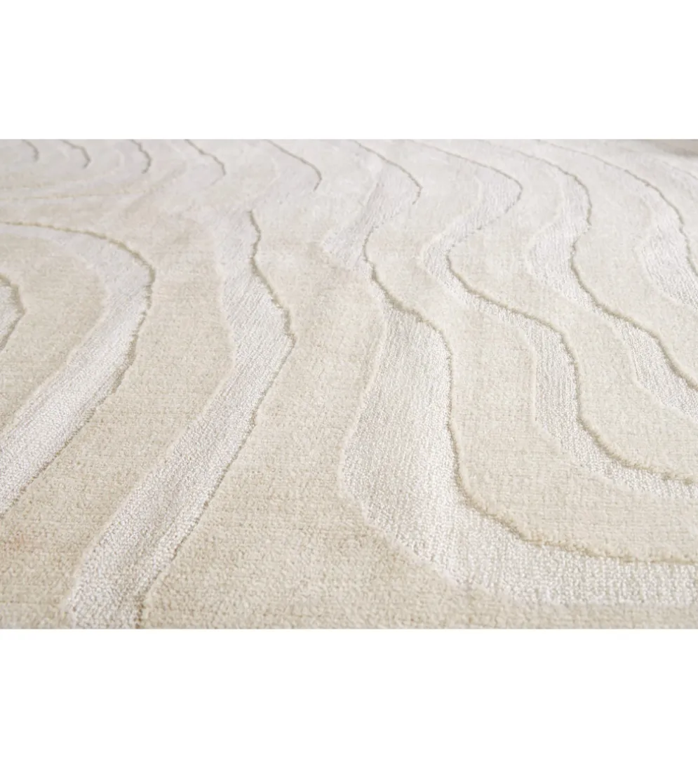 Dywan WAVE 170 x 240 cm kremowy beżowy
