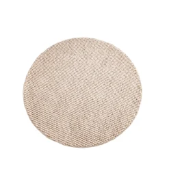 Dywan WOOL 150cm okrągły beżowy