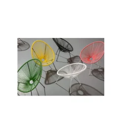 Fotel ACAPULCO 85 cm mono biały