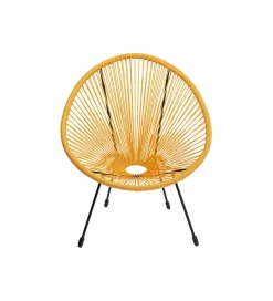 Fotel ACAPULCO 85 cm żółty