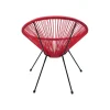 Fotel ACAPULCO 85 cm wiśniowy