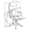 Fotel biurowy QUAD czarny