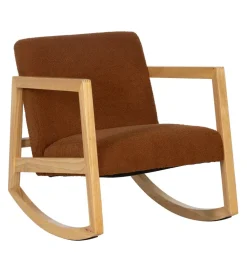 Fotel bujany AKKO 72 cm drewno kauczuk