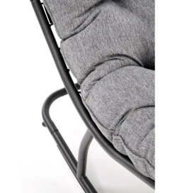 Fotel bujany GATTO szary