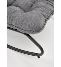 Fotel bujany GATTO szary