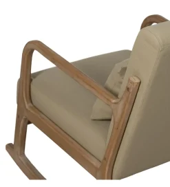 Fotel bujany GLIDIER 80 cm naturalny beżowy