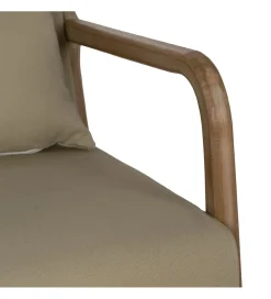 Fotel bujany GLIDIER 80 cm naturalny beżowy