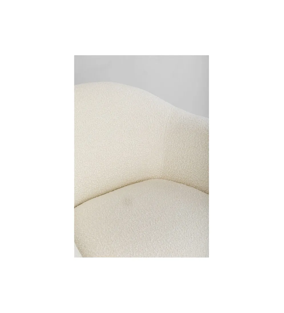 Fotel Dreamy Bouclé 110 cm kremowy