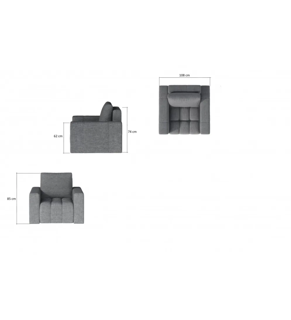 Fotel LAZARO 108 cm