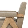 Fotel NAMGAN 85 cm beżowy naturalny