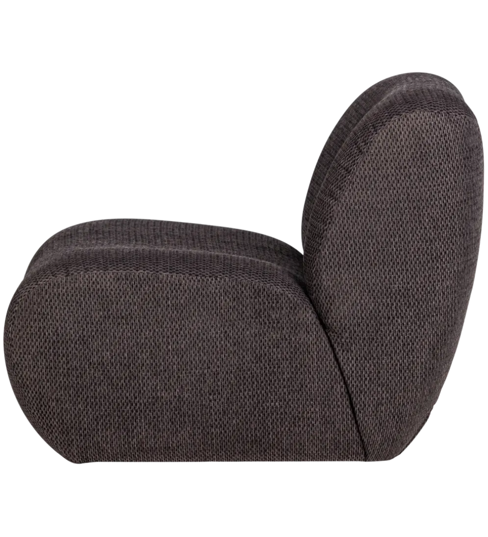 Fotel NOMU chenille antracytowy