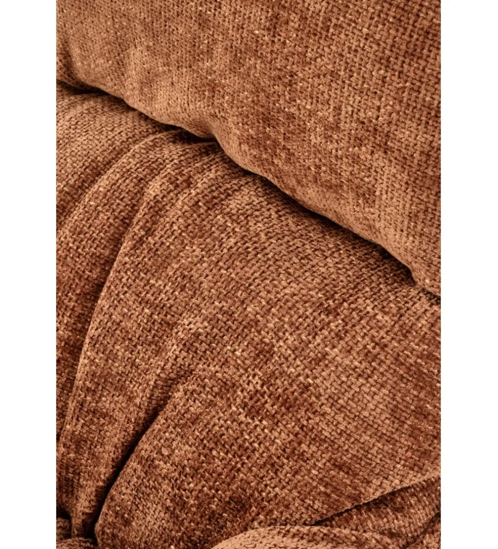 Fotel obrotowe siedzisko 360 stopni LOBSTER cynamonowy