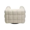 Fotel obrotowy ARMAND 95 cm tapicerowany