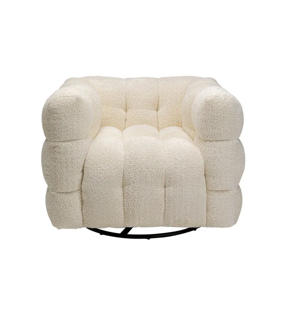 Fotel obrotowy ARMAND 95 cm tapicerowany