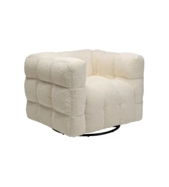 Fotel obrotowy ARMAND 95 cm tapicerowany